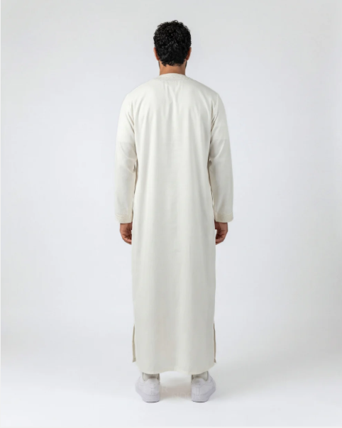 Morroccan Thobe- Cream