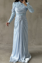 Jumeirah Modest Evening dress- Baby Blue