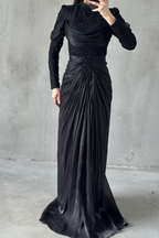 Jumeirah Modest Evening dress- Black