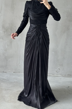 Jumeirah Modest Evening dress- Black