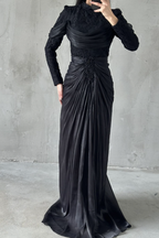 Jumeirah Modest Evening dress- Black
