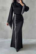 Jamila Modest evening dress- Black