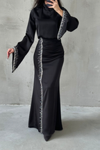 Jamila Modest evening dress- Black