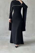 Opal Elegance Modest Evening Dress